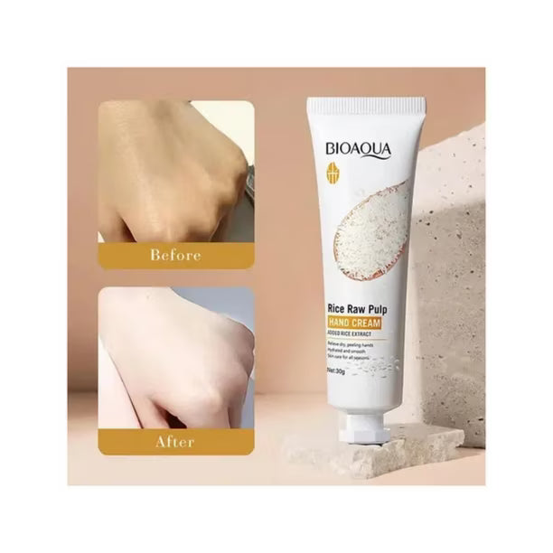 Crema de Arroz Manos y Rostro Antiarrugas Hidratante